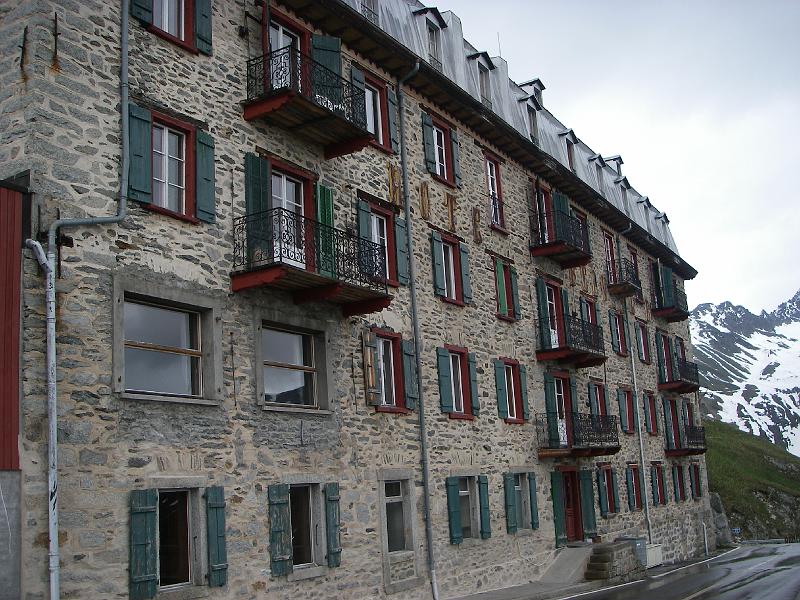 Das legendaere Hotel Belverede hat extra fuer uns aufgemacht